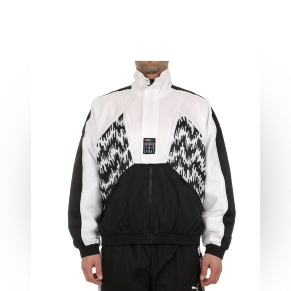 Puma TFS OG AOP Track Jacket Retro Sports Black - Picture 1 of 9